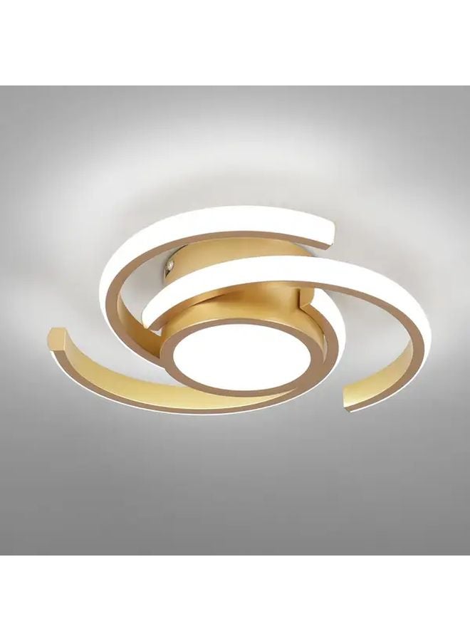 Modern LED Ceiling Light Fixture Golden Three Color Light For Living Room Kitchen - Image 1